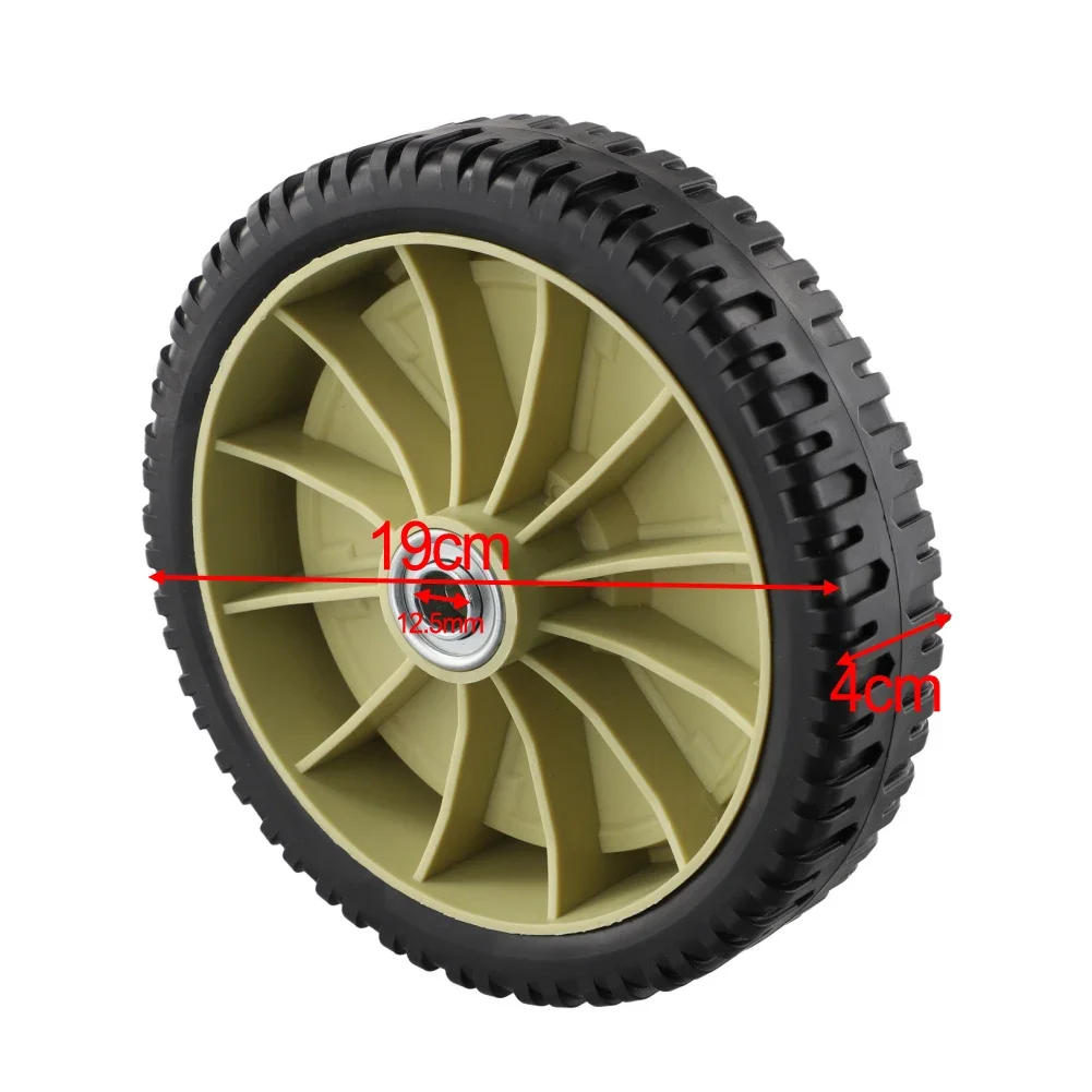 

1pc 8 Inch Hand Push Lawn Mower Wheel Universals For Front And Rear Wheels Rubber Wheel Summer Gardening Tool Parts