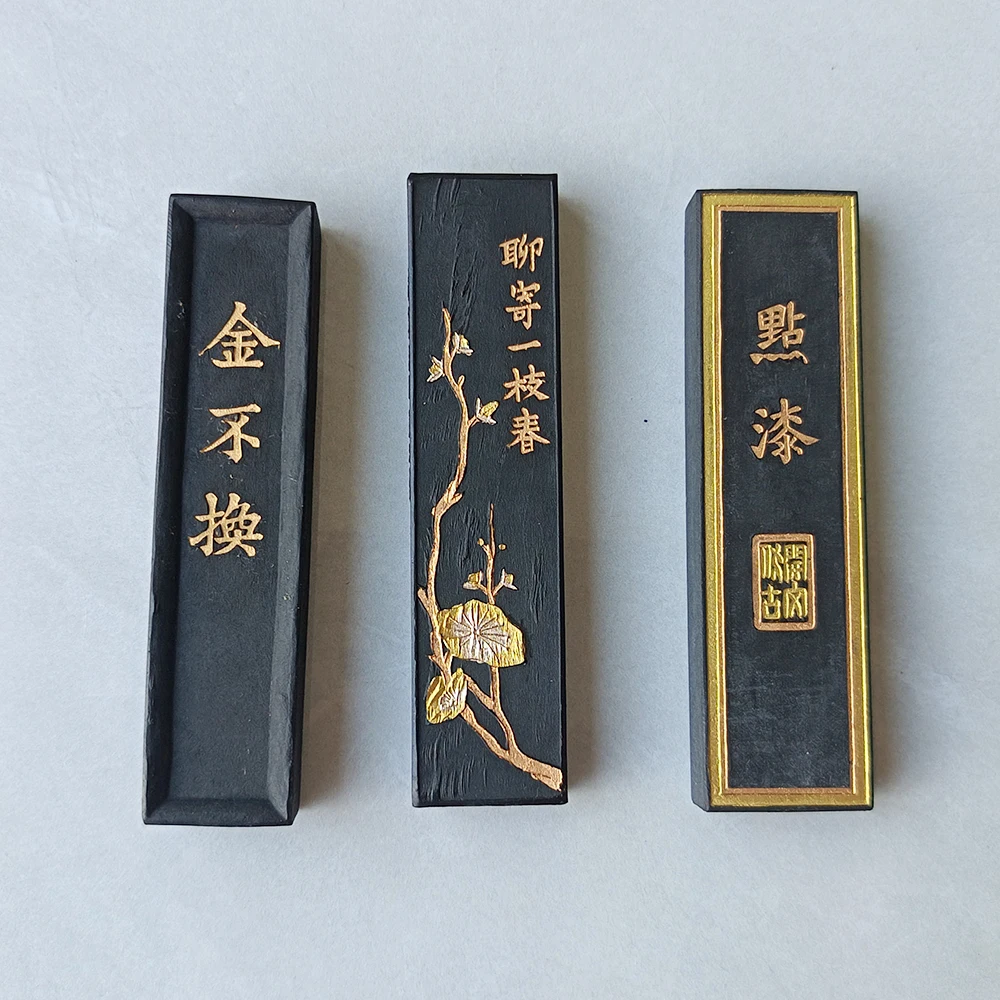 6pcs/lot Chinese Calligraphy Brush Ink Sumi-E ink Painting Calligraphy Ink Stick Sumi Ink Stick Song Yan Qi Yan Hui Mo