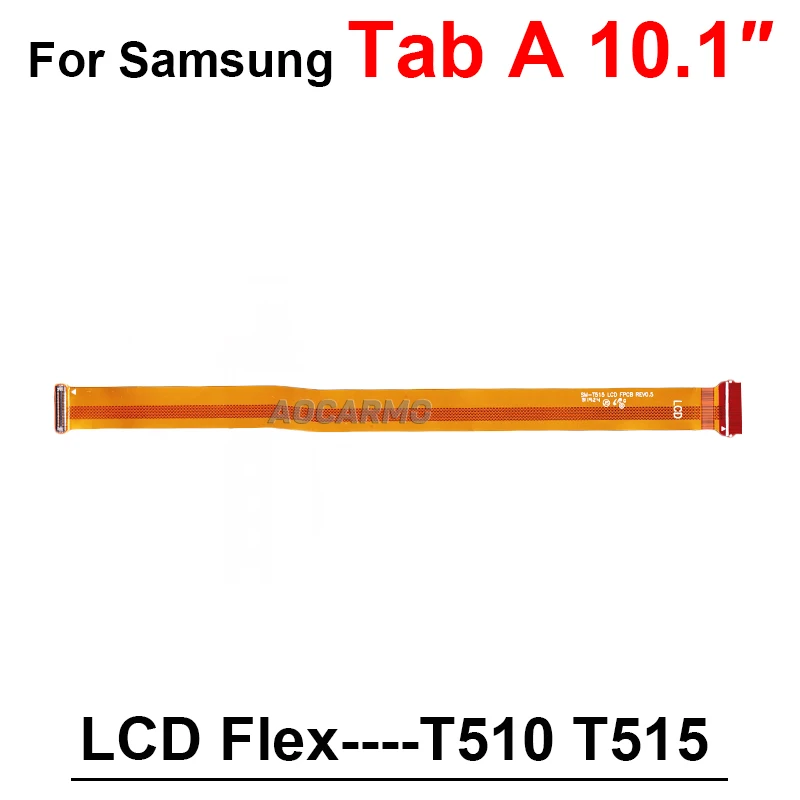 For Samsung Galaxy Tab A 10.1inch T510 T515 SM-510 LCD Screen Connection Flex Cable And Charging Port Charger Dock Replacement