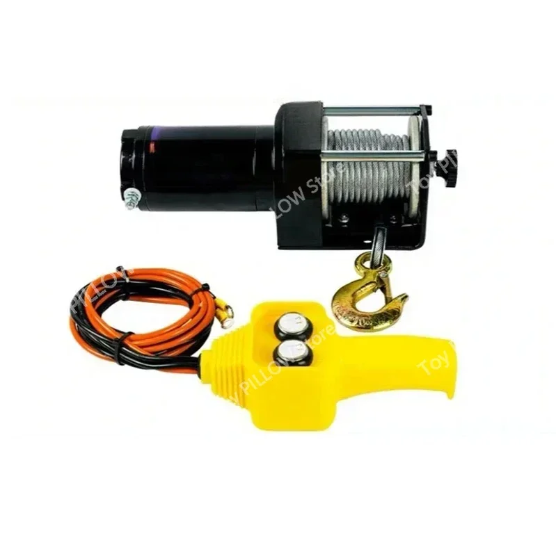 

12V/24V electric winch 3000lb off-road heavy truck trailer 600kg 6M steel cable electric winch kit