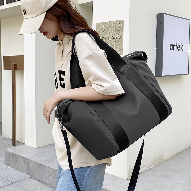 

2023 New Message Crossbody Students Women Sports Handbags Teenager Travel Bags Multi-Zipper Lock High Big Capacity Size Outdoors