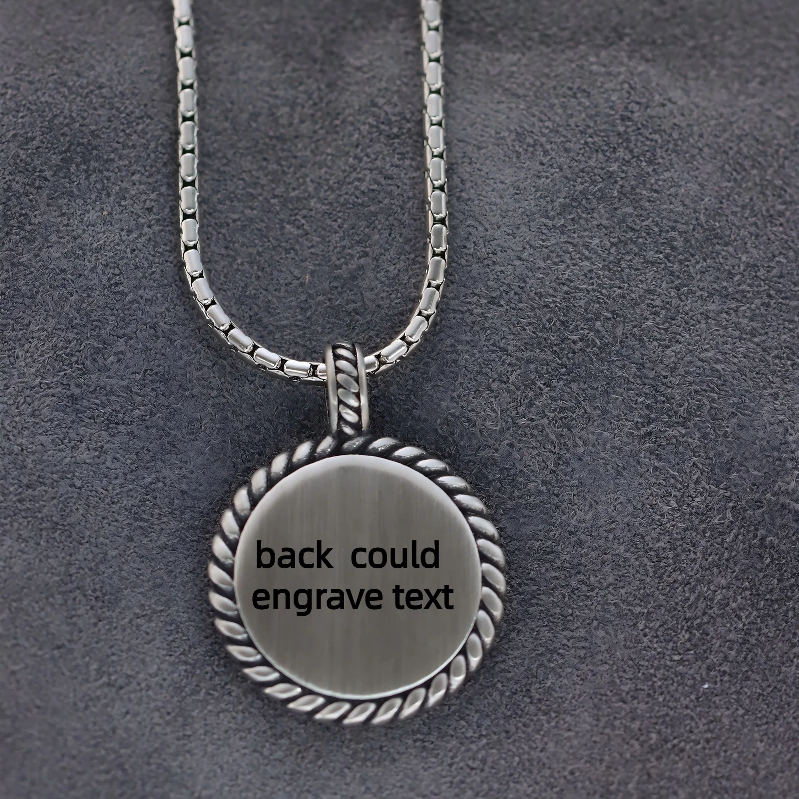 Cadeau d'anniversaire Unique spécial personnalisé lettre boussole collier pour hommes cadeau de petit ami, cadeau de mari gravé