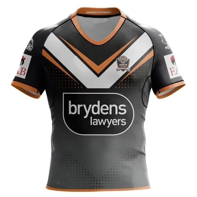 2024 Wests Tigers Jersey Rugby 2024/25 2024 WESTS TIGERS pria peringatan ANZAC JERSEY latihan ukuran S--3XL---5XL