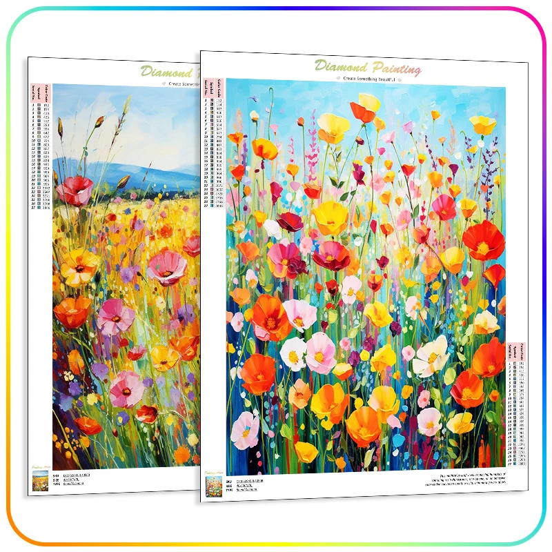 

RUOPOTY 5D Diamond Painting Flowers Accessories Full Square Drill Personalized Gift Modern Diamond Art Embroidery Diy Kit Home D