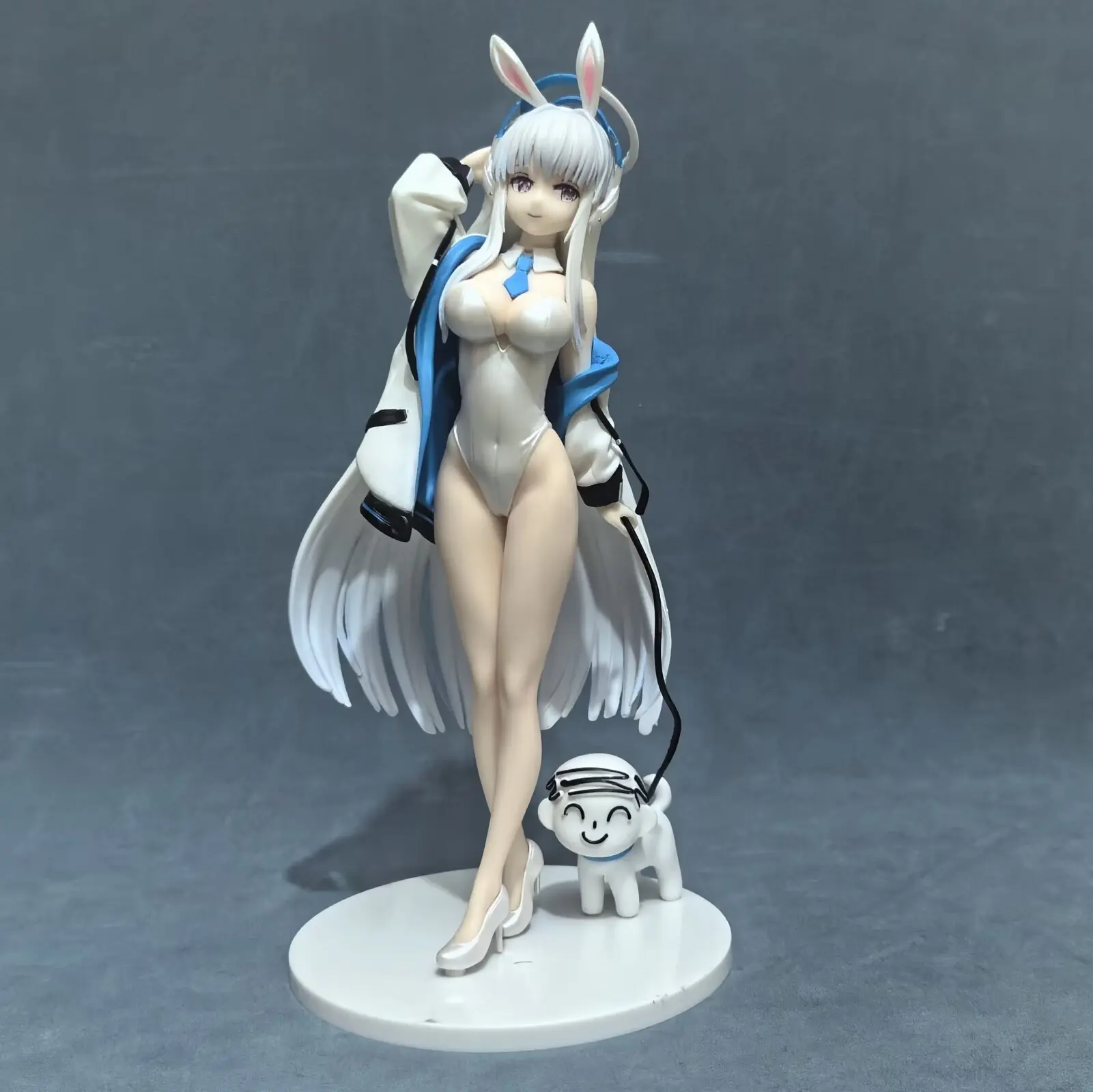 Beautiful Girl Blue Archive Noah with Dog and Bunny Girl Boxed Figure Statue Model