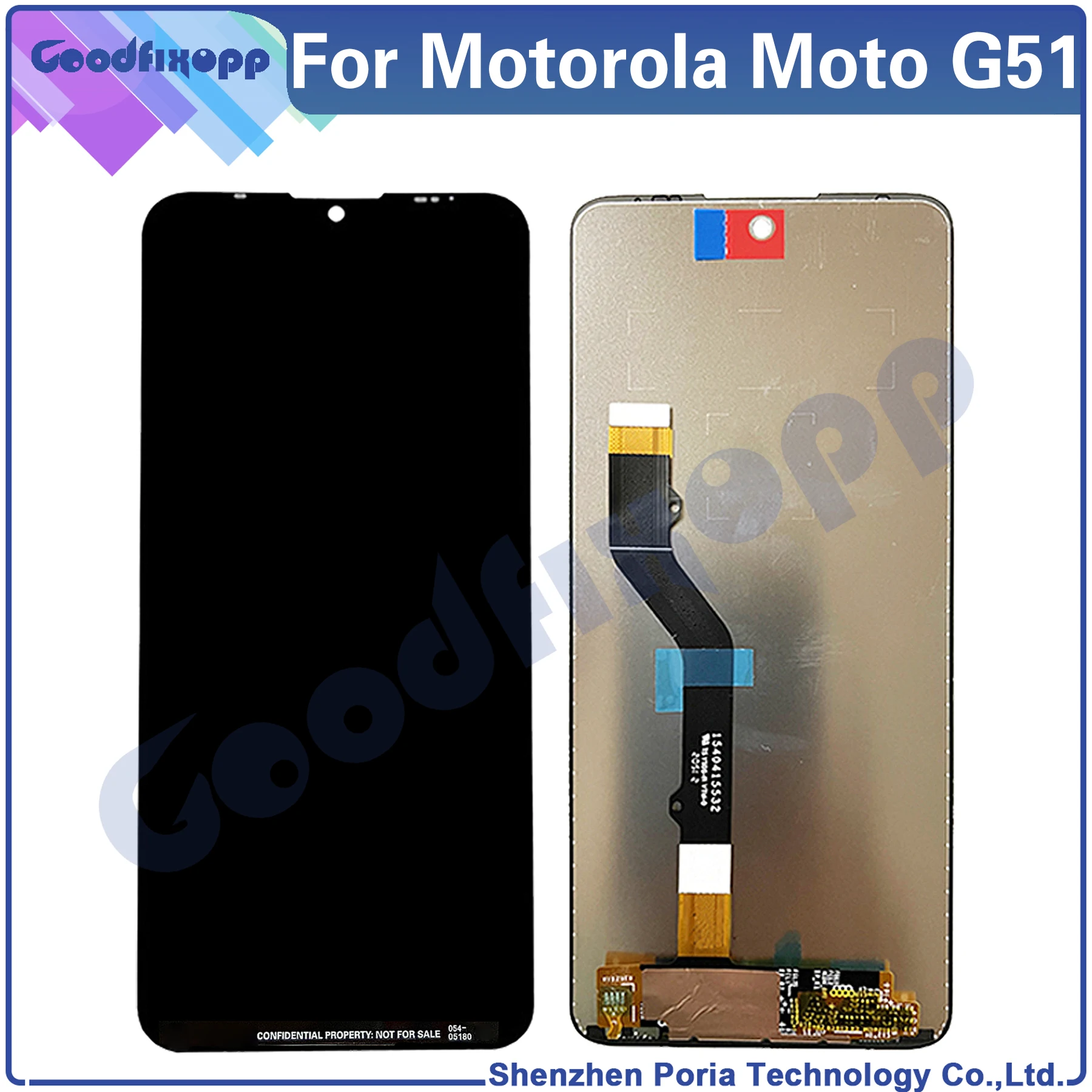 

Screen For Motorola Moto G51 5G LCD Display Touch Screen Digitizer Assembly Replacement