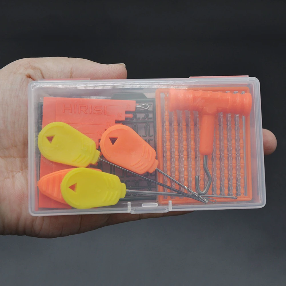 9 قطعة طعم صيد سمك الشبوط إبرة مع صندوق طعم صيد إبرة معالجة عدة الطعوم تزوير إبرة الحفر الصيد اكسسوارات #4