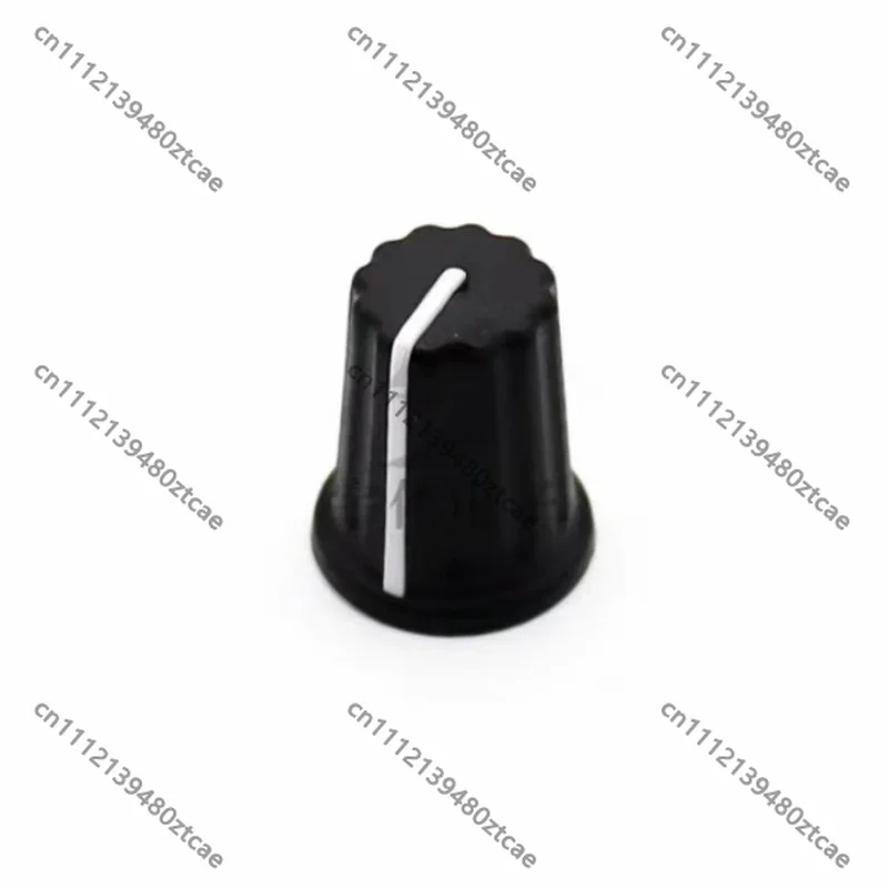 20Pcs Black Rubber EQ Rotary Knob DJ Audio Controller Replacement Adjustment Knob