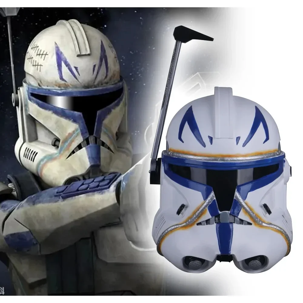 

Cosplay Captain Rex Clone Trooper Helmet Masks Hard PVC Halloween Party Prop SW Helmet for Adult Man