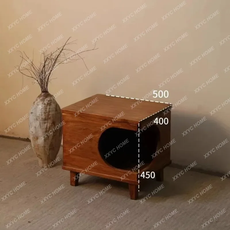 JYGJapanese Kawaii Nightstand Vintage Mid Century Nightstand Cute Small Design Square Mesa De Cabeceira Furniture For Bedroom  F