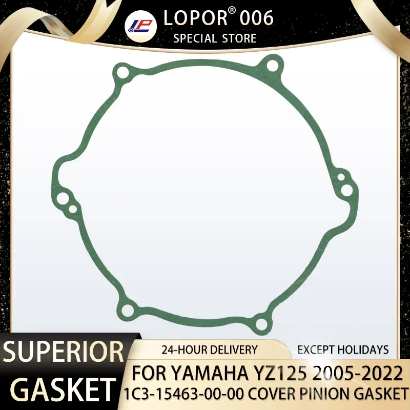 

LOPOR Motorcycle Engine Crankcase PINION Cover Gasket Seal For YAMAHA YZ125 2005-2023 YZ 125 1C3-15463-00-00