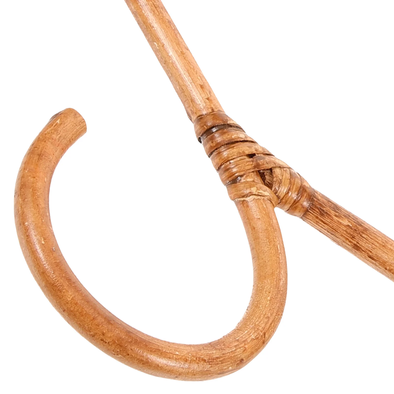 

Rattan Clothes Hanger Vintage Handmade Wardrobe Single Hook Wooden Coat Hangers For Skirts Suits Coats Hats Storage