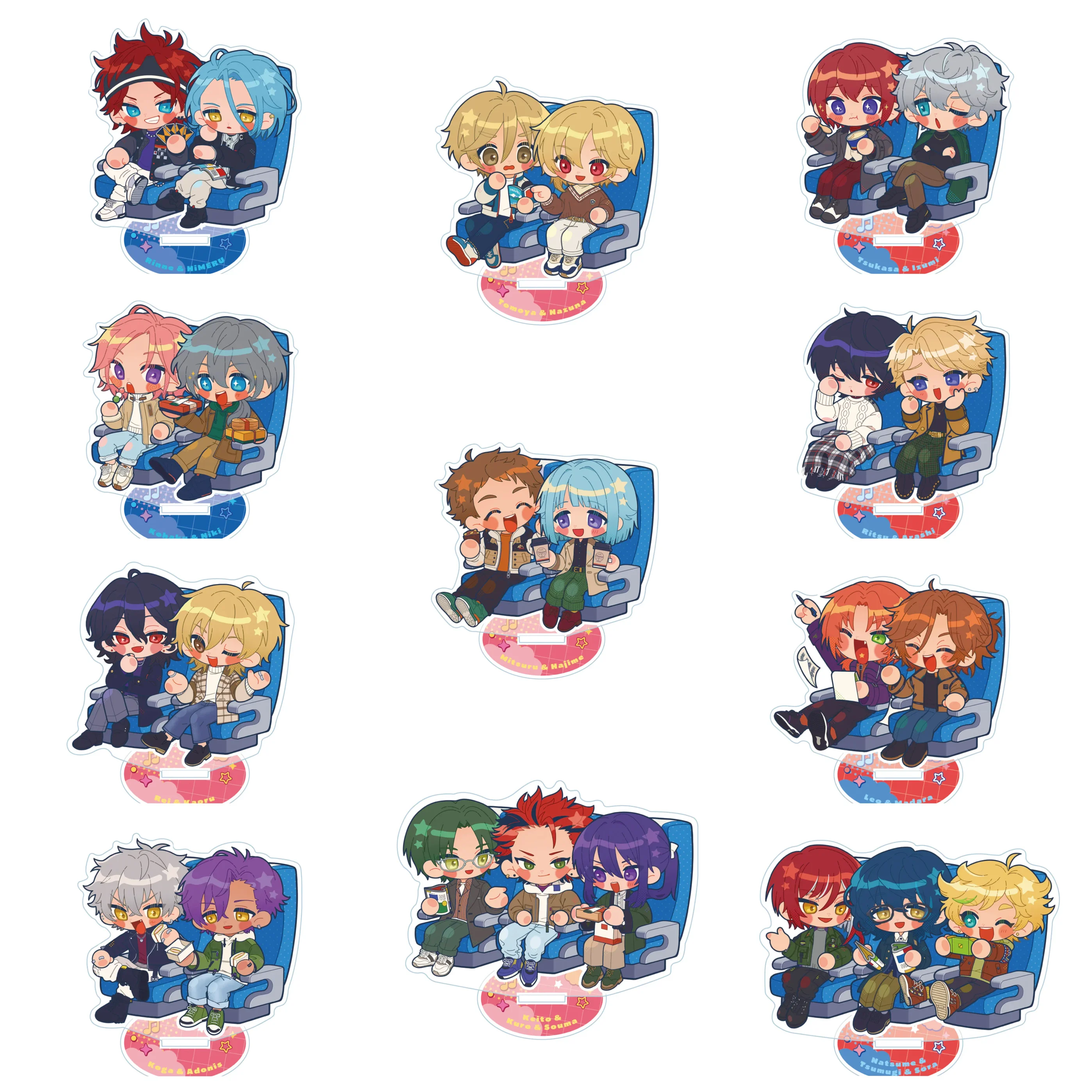 Ensemble Stars Action Figures Acrylic Stand Anime Peripheral Trickstar Kids Ornaments Girl Models Friend Gift Decoration Knights