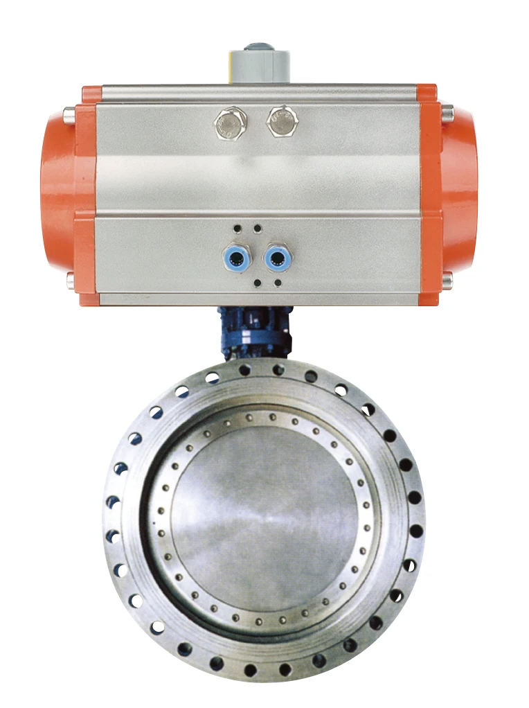 RFS DV series double flanged manual control butterfly valves stainless steel