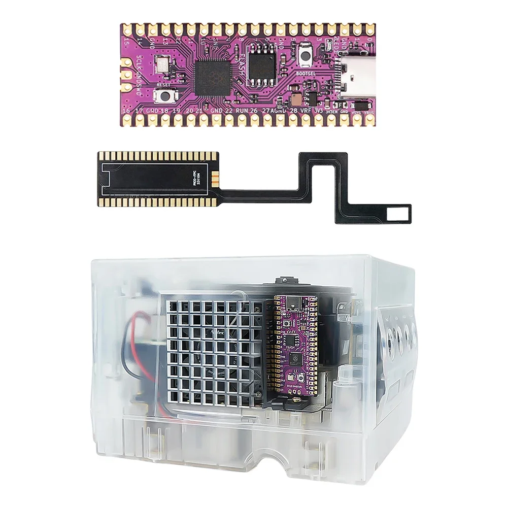For Raspberry Pi Pico Picoboot FPC Flex Cable with SD2SP2 Adapter GC2SD Card Reader Replace Flex Ribbon Cable for Gamecube NGC