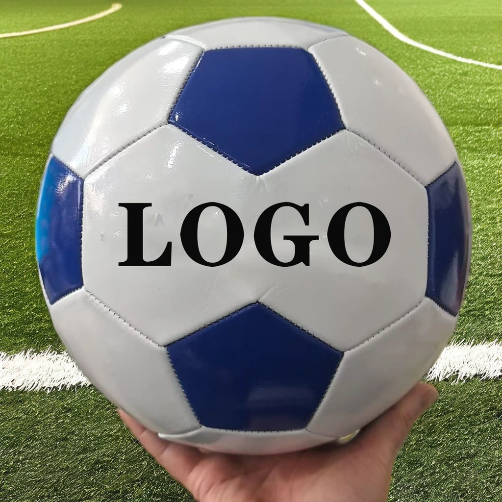 Venta al por mayor de fábrica, máquina de coser de PVC de alta calidad, tamaño 5, fútbol, entrenamiento profesional para adultos y niños, stock, personalizado