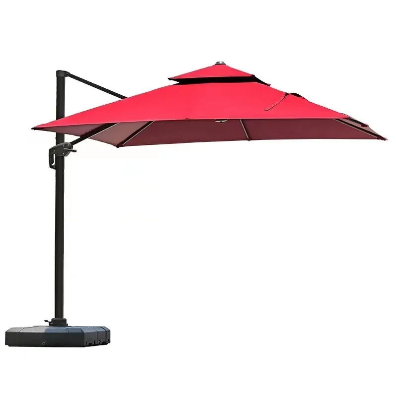 Outdoor Parasol Sun Umbrella Advertising Courtyard Garden Balcony Milk Tea Shop Cafe Guard Pavilion Umbrella