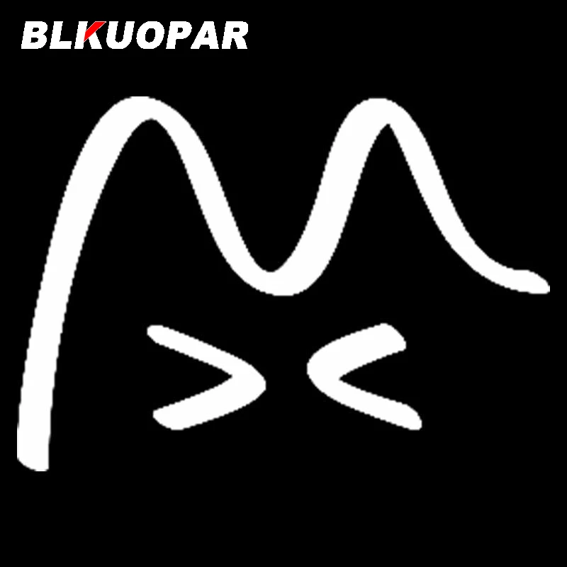 BLKUOPAR Painful Expression Car Stickers Fashionable Decal Vinyl Car Wrap Windshield Campervan Waterproof Suitcase Scratch-Proof