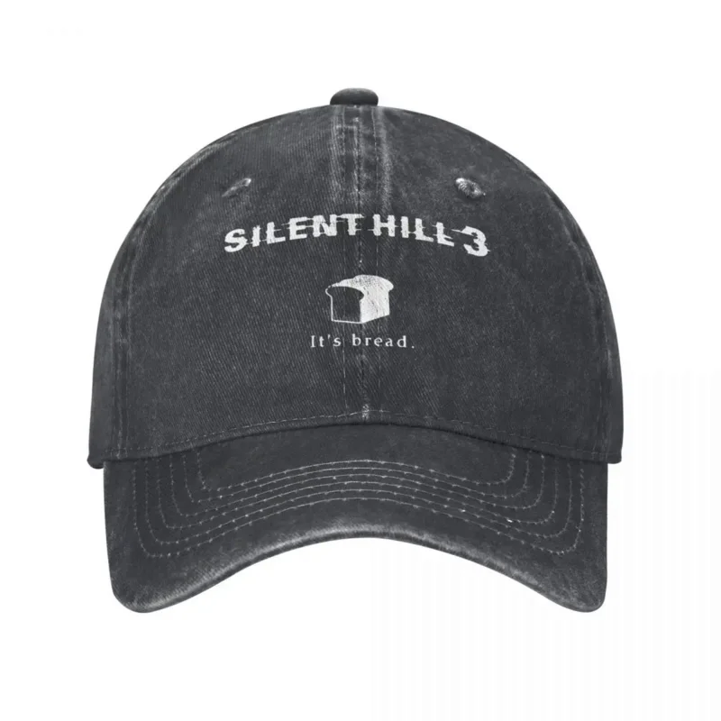 

Y2K It's Bread Silent Hill 3 Baseball Casual Distressed Washed Snapback Cap for Men Women Outdoor Running Golf Caps Hat