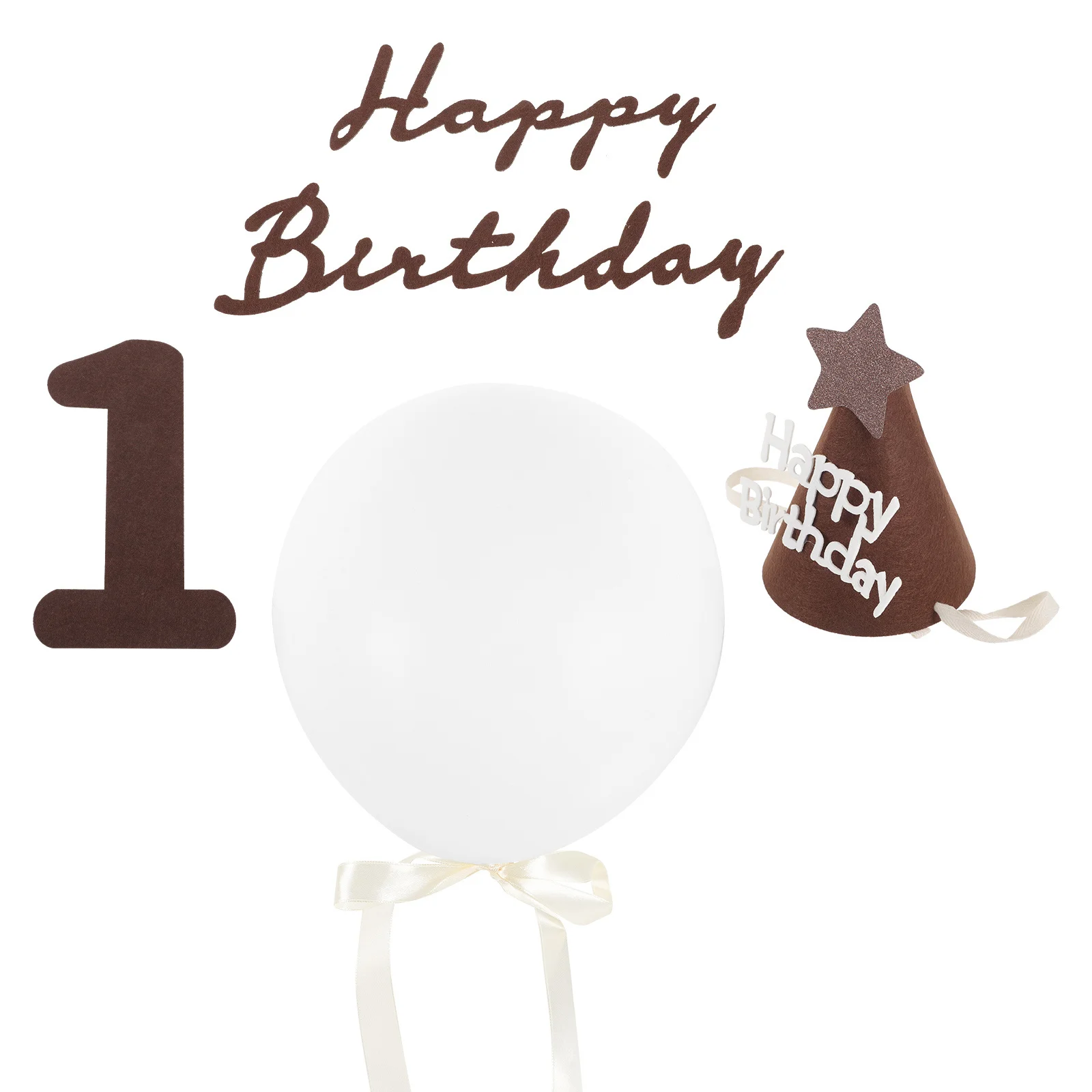 

1 set 1 Set Birthday Decorations Balloons Stickers Party Favors Ornaments Supplies Indoor Outdoor Use Durable Birthday