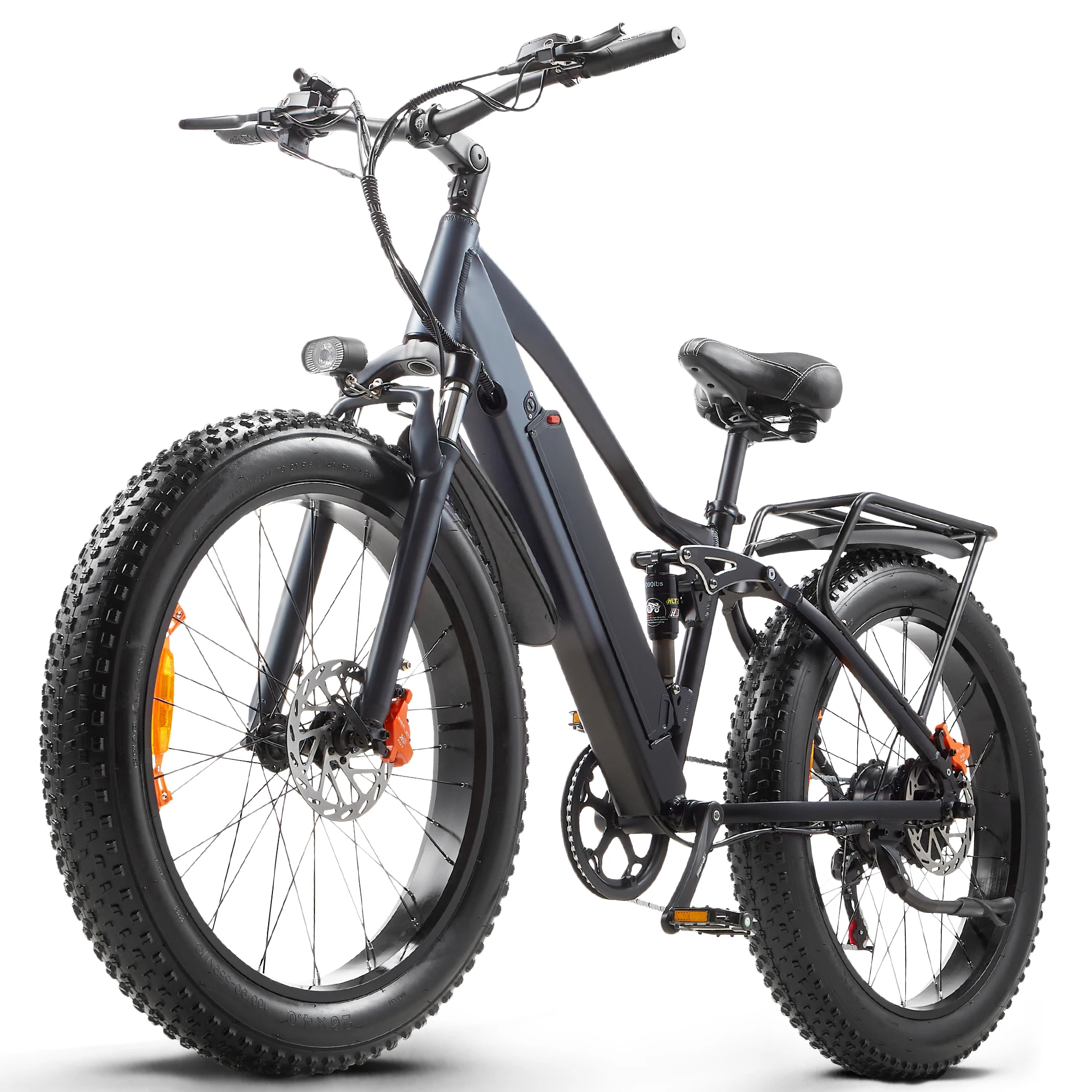 26 Zoll Elektrofahrrad 48V 18AH Akku E-Mountainbike City E-Bike Ölbremse E-Bike Erwachsenen E-Bike 7-Gang E-Bike