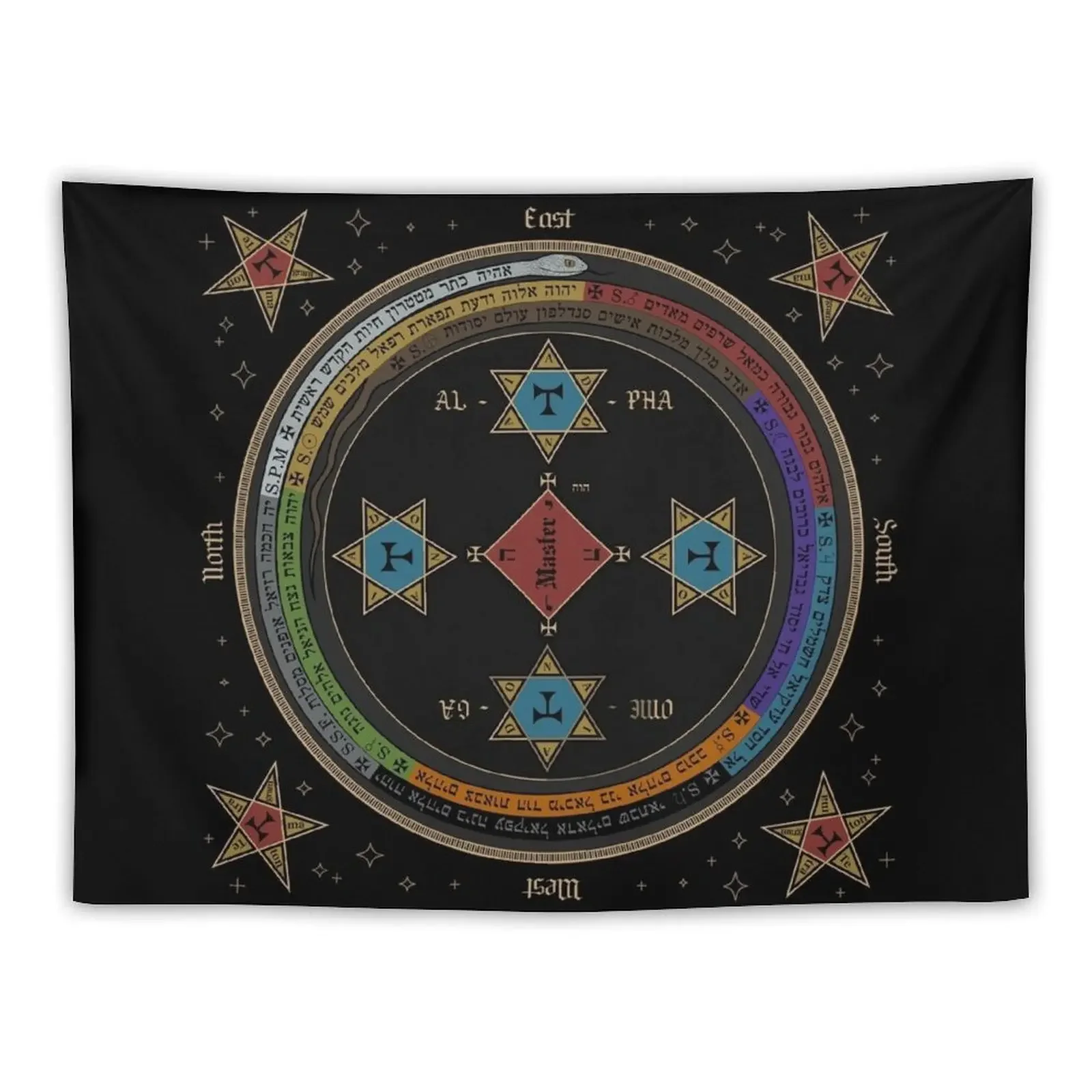 CianArs Goetia Circle Tapestry Mushroom Decoration For Bedroom Tapestry