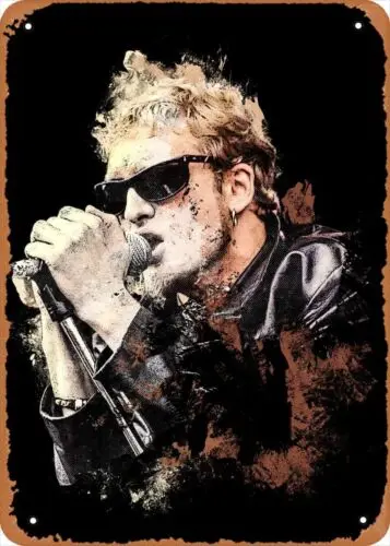 Layne Staley Metall-Blechschild, Poster, Vintage-Kunst, Wanddekoration, Aluminium