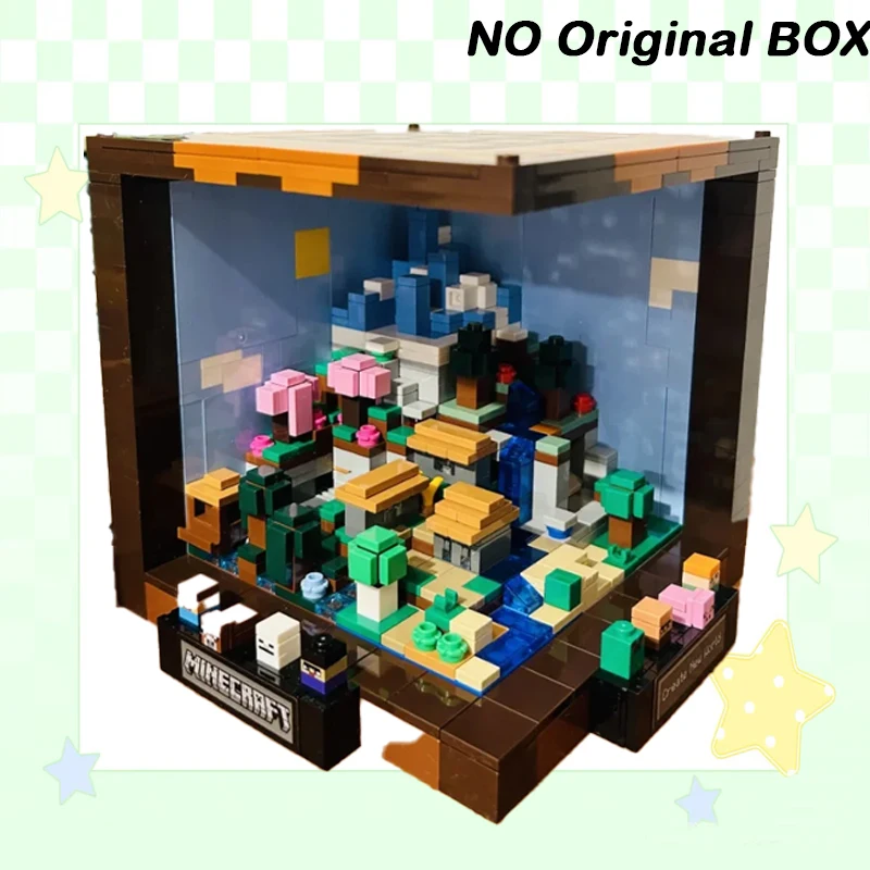 

В наличии игра Craft Biomes, креативный верстак в сборе, игрушки-головоломки, строительные блоки, совместимые с детьми, подарки на Рождество и день рождения