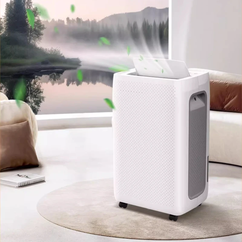 Deshumidificador Deshumidificador doméstico Tono de luz Dormitorio nuevo estilo Tanque de agua de gran capacidad Función de sincronización Deshumidificador de aire 220V