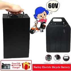 60V 20ah 30ah 40ah Elektrische Motorfiets Waterdichte Lithium Batterij 18650 Mobiele 300-1800W Voor Citycoco Scooter Fiets