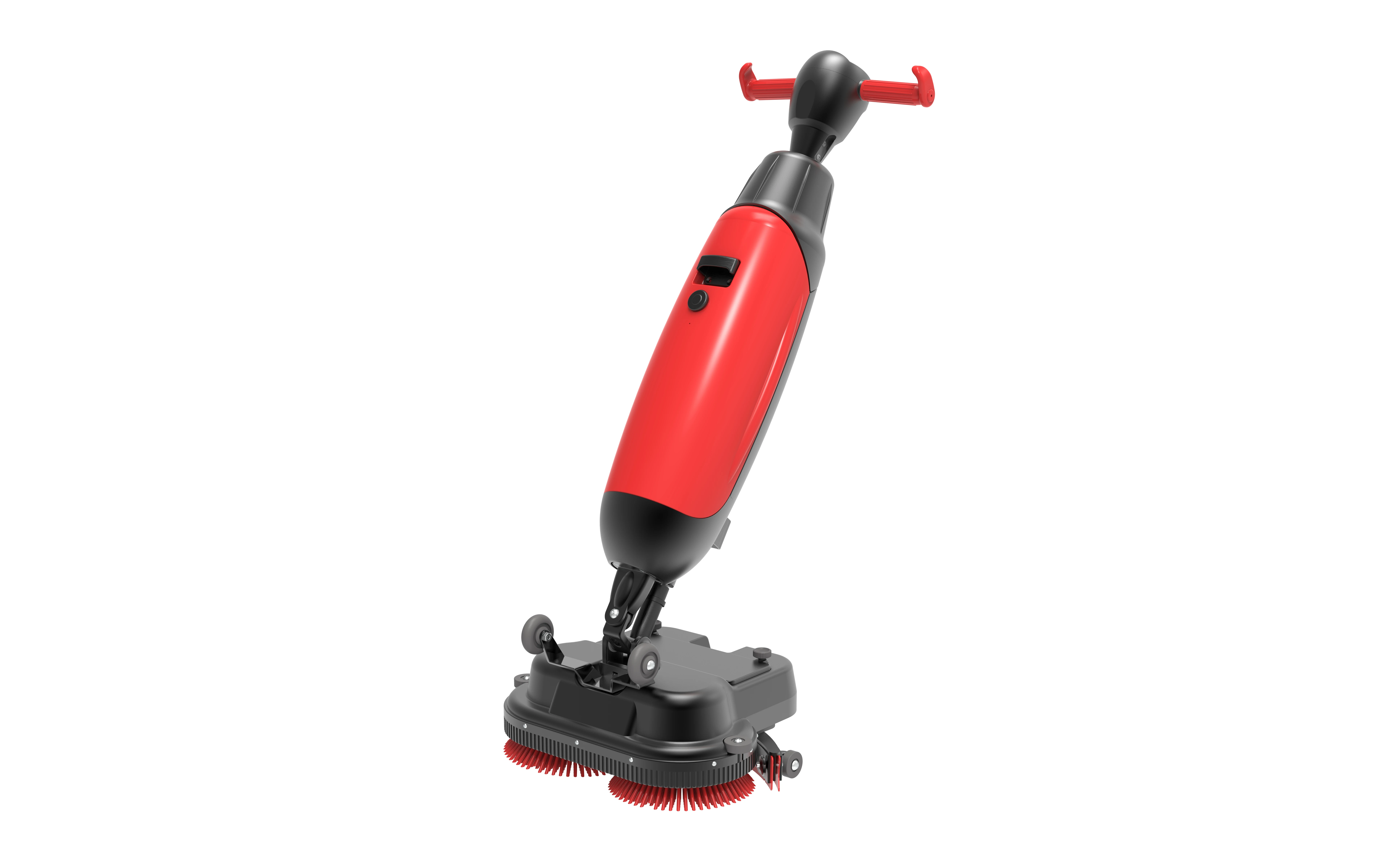 17 Inch Battery Hand Push Walk Behind Small Mini Floor Scrubber Dryer Ceramic Tile Floor Cleaning Polishing Washing Machine