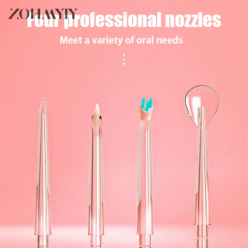 4 Pcs/Set Replaceable Oral Dental Nozzles For Oral Irrigator Dental Water Jet Mouthwash Flosser