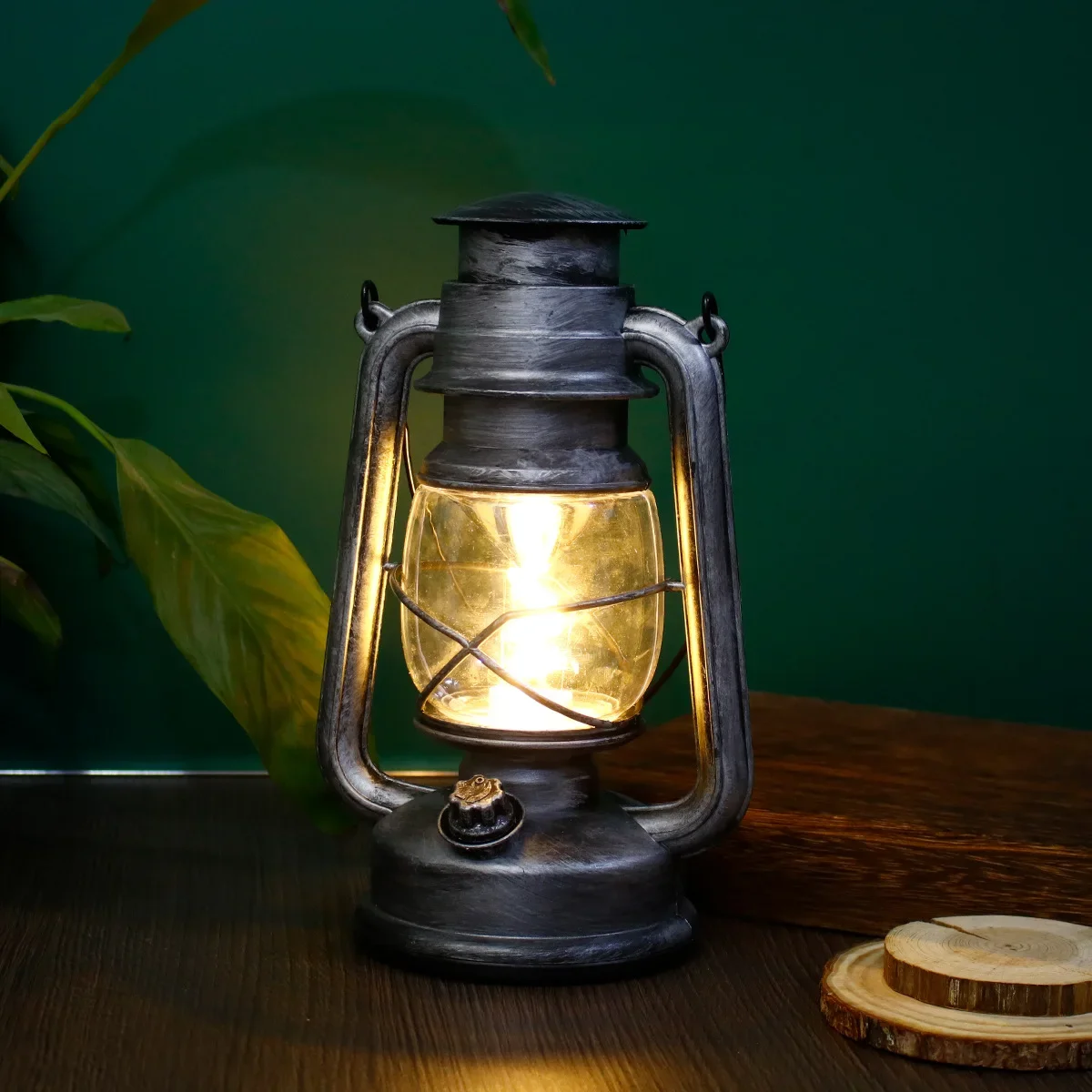 LED Waterproof Outdoor Camping Light Retro Portable Lantern Tent Hanging Lamp Atmosphere Decoration