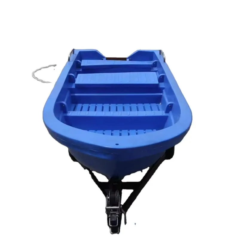5.3M-6.3M Blue PE Plastic Sea Fishing Boat Cruising Boat with Outboard Motor Customizable