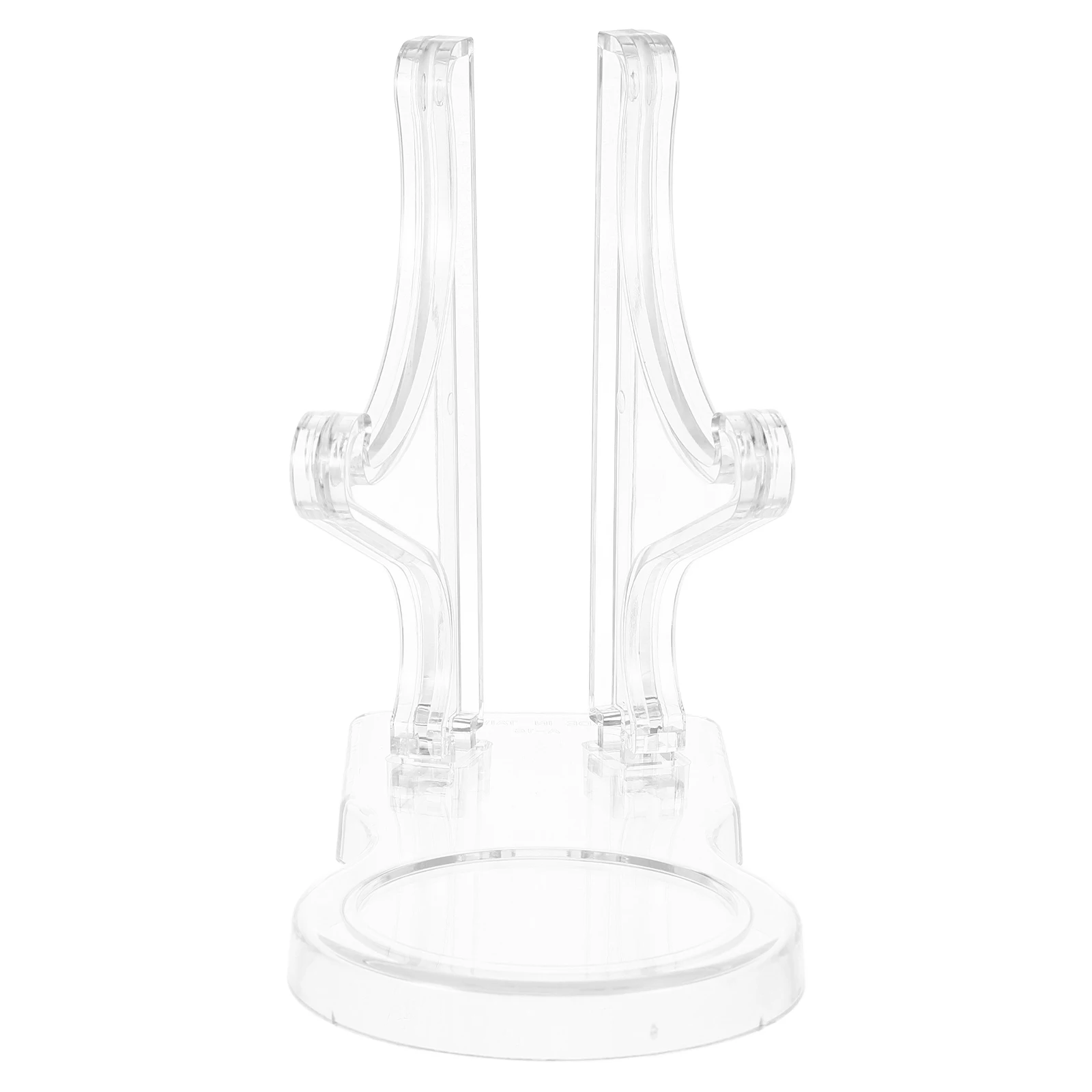 

Transparent Cup Saucer Display Stand Acrylic Clear Tea Cups Holder Plate Stand Dish Holder Multifunctional Spacesaving