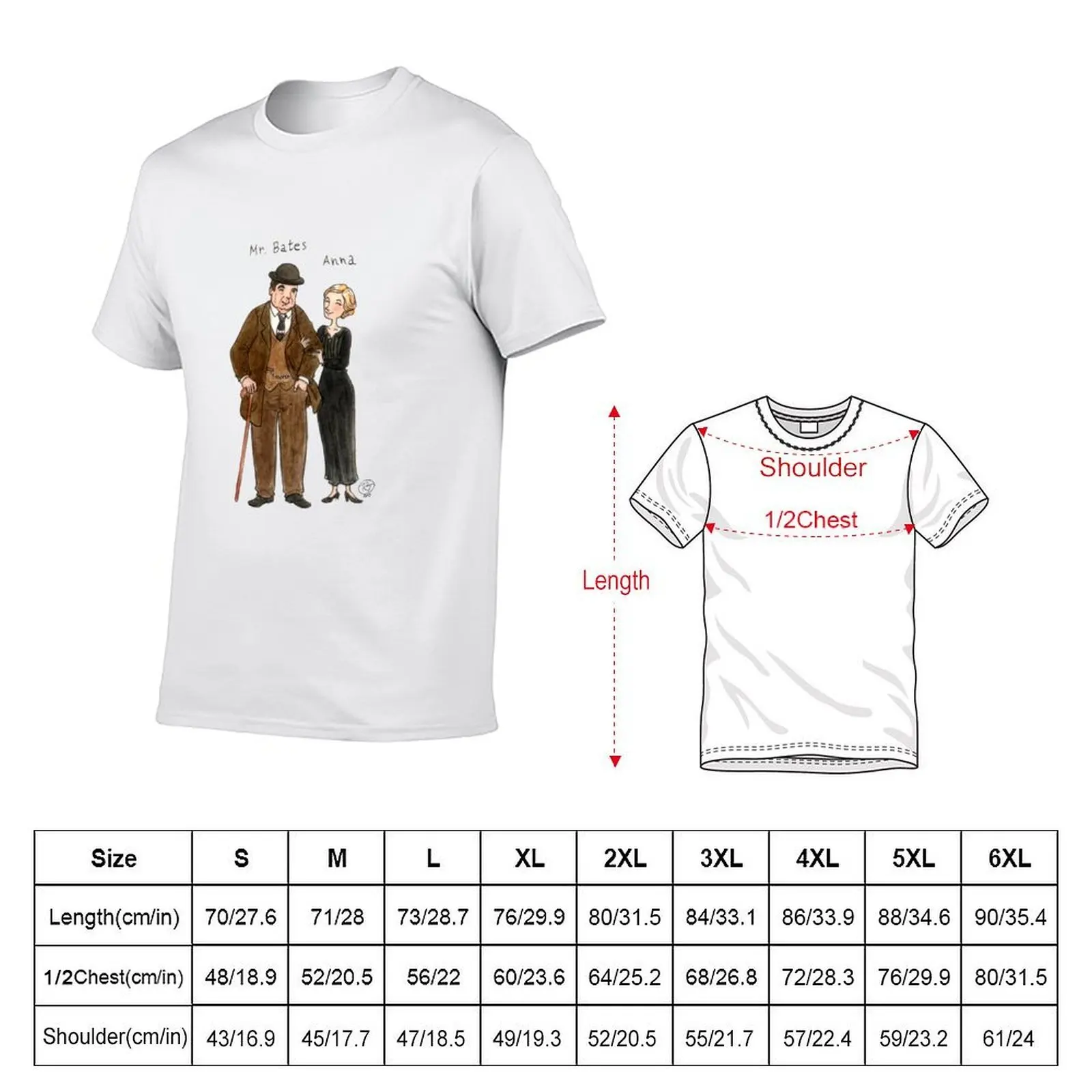 Mr. Bates-Anna T-Shirt custom t-shirts street wear plus size men clothing