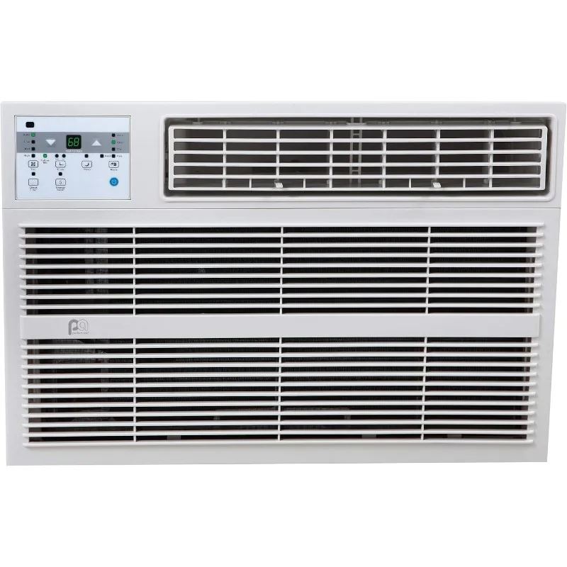 PerfectAire 3PACH12000 12,000/11,600 BTU Window Air Conditioner with Electric Heater, 450-550 Sq. Ft. Coverage