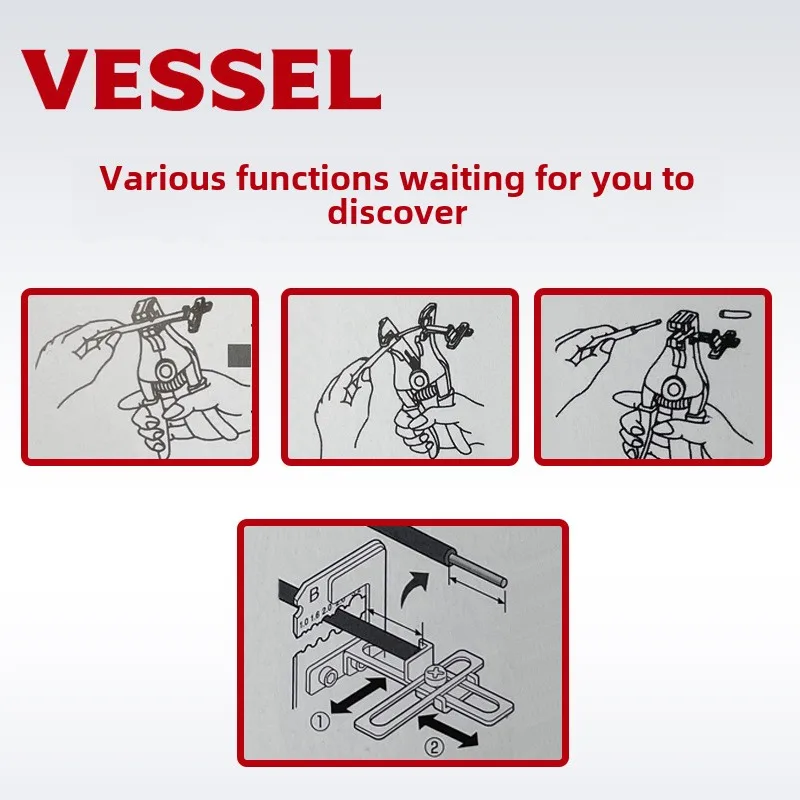 Alicates cortadores pelacables automáticos profesionales herramienta eléctrica