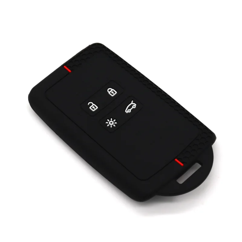 

Suitable for Renault smart 4-key Megane Correga Corre Aofenglang honeycomb pattern silicone car key bag