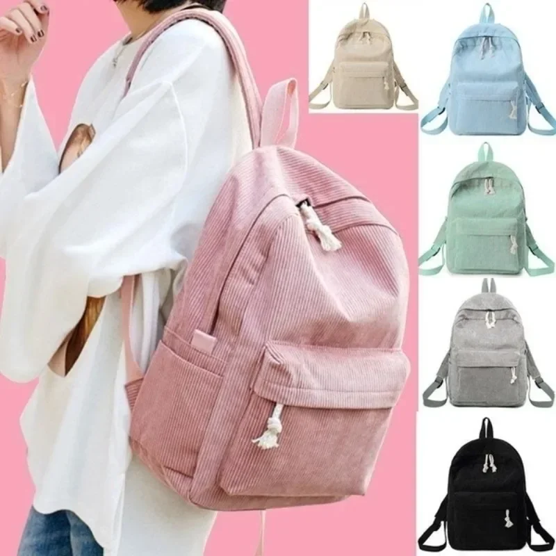 Fashion Big Student Backpack NEW Badge Rucksack Girls School Bag High Capacity Women Backpack Female Cute Leisure Travel