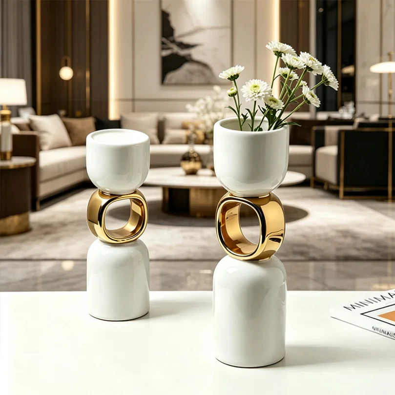 Vase en céramique de luxe haut - Home Office Form avis et prix
