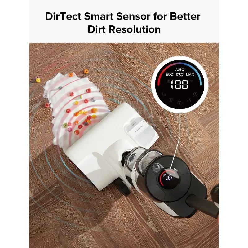 roborock Dyad Pro เครื่องดูดฝุ่นเปียกแห้งพร้อมลูกกลิ้งคู่, ไม้ถูพื้นดูดฝุ่นไร้สาย All in One, ระบบทําความสะอาดตัวเองและอบแห้ง