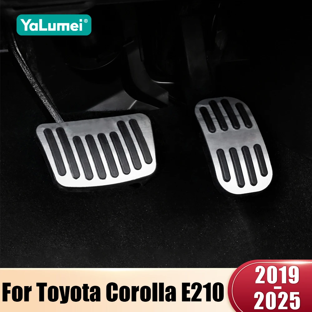 Für Toyota Corolla E210 2019 2020 2021 2022 2023 2024 2025 Hybrid Auto Gaspedal Gas Bremspedale Fußstütze Pedal Abdeckung Pads