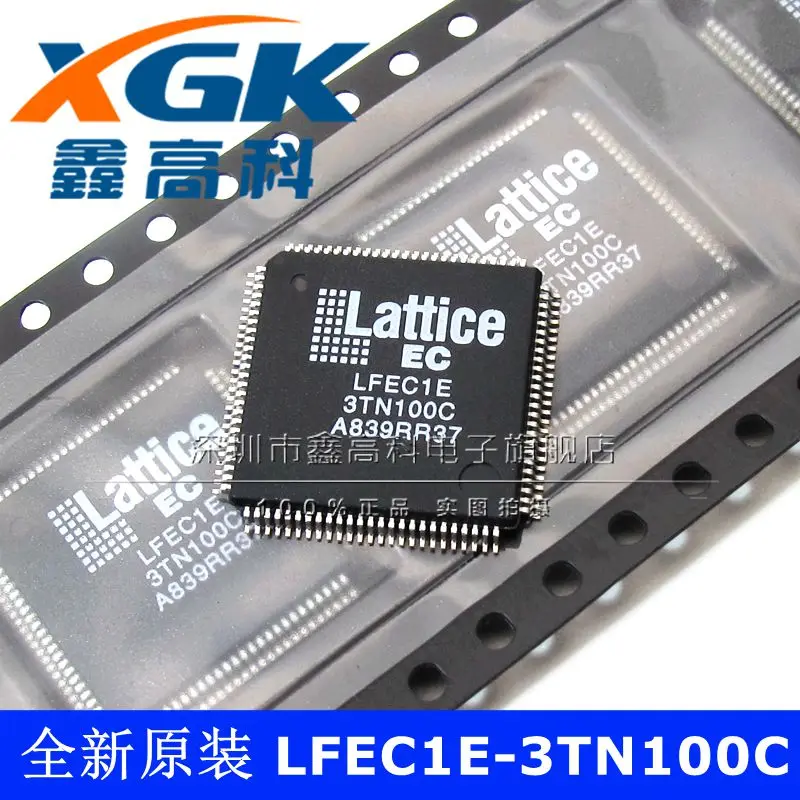 Free shipping   LFEC1E-3TN100C LFEC1E 3TN100C TQFP100    10PCS