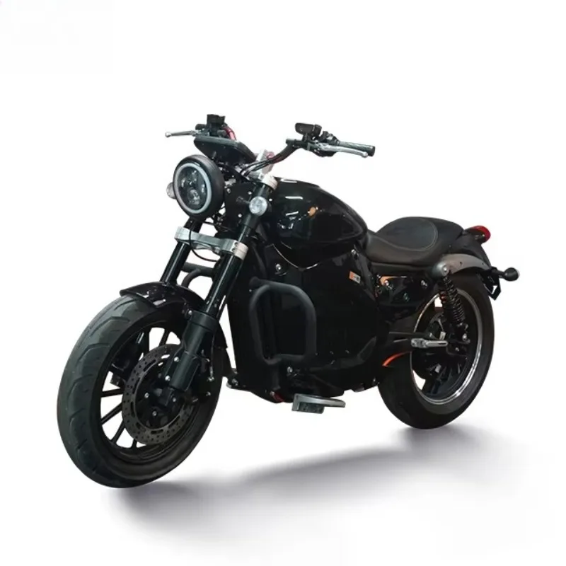 Customized 2-Wheel 72V High Speed 80km/h Electric Moped Lithium Dual Seat Motorbike Electric Motorcycles for Adults