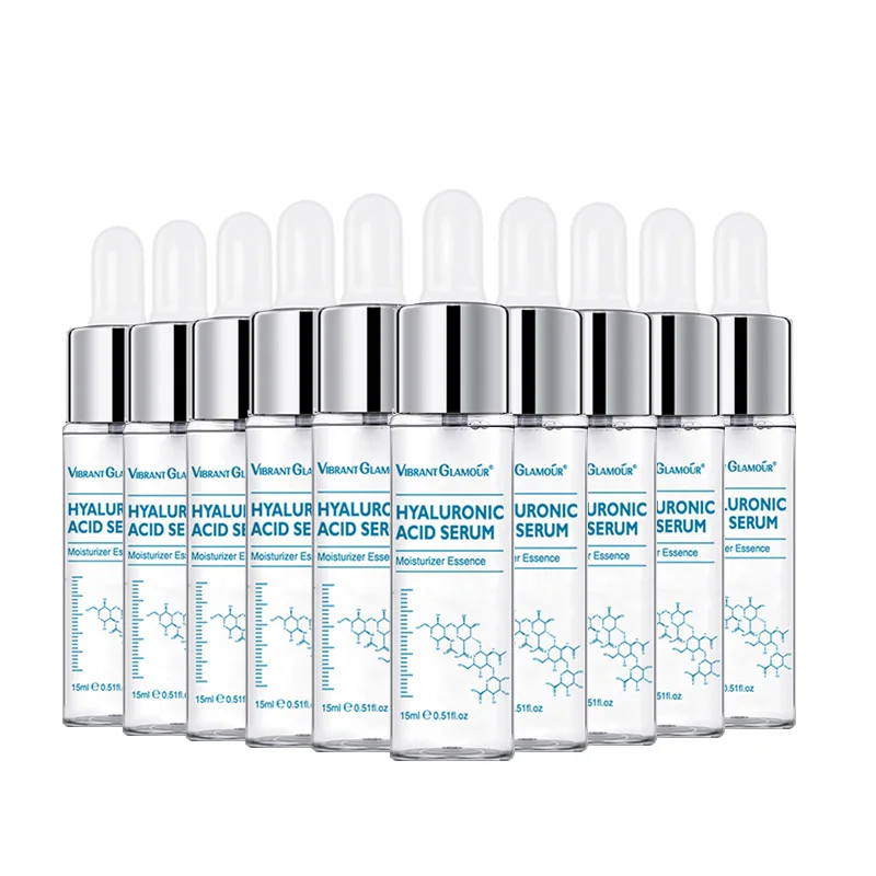 VIBRANT GLAMOR Hyaluronic Acid Facial Serum  Skin Care 10PCS