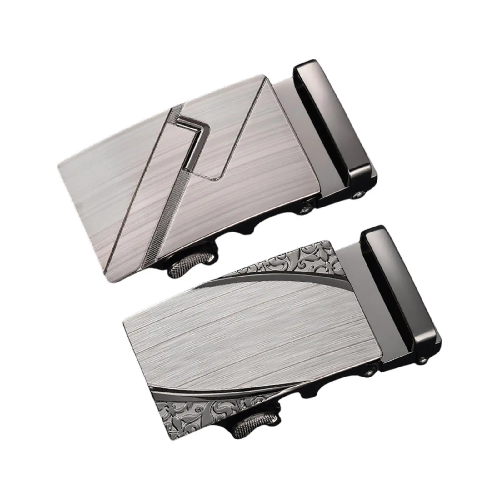 قطعتان من أبازيم حزام الرجال المدمجة لحزام الحزام للسراويل الجينز فستان الارتداء الرسمي #2