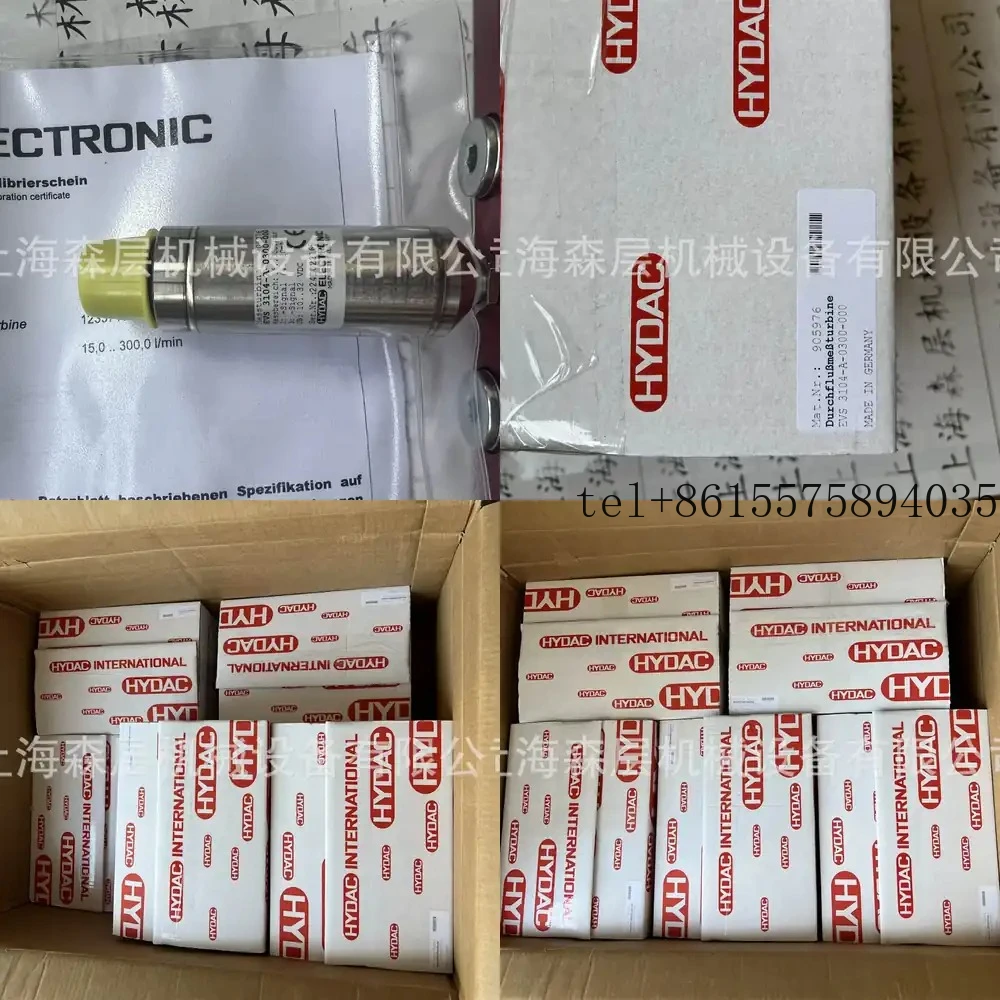 

This flow sensor is designed for EVS3104-A-0300-000 systems and is compatible with a wide range of industrial hydraulic