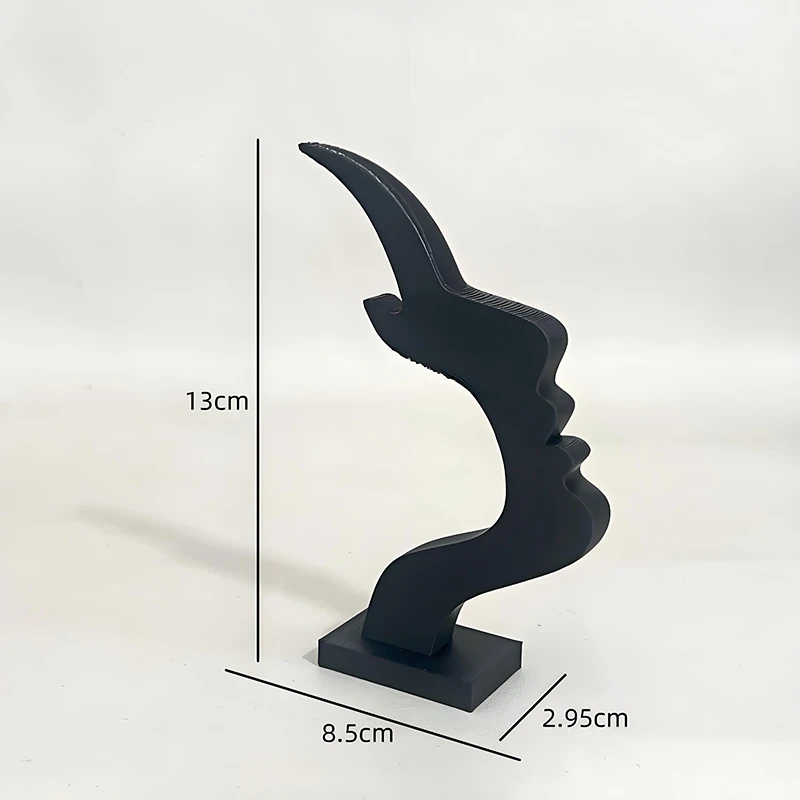 حامل نظارات، حامل نظارات على شكل شريط، وجه جانبي بشري، مثير للاهتمام، حامل نظارات بسيط، زينة