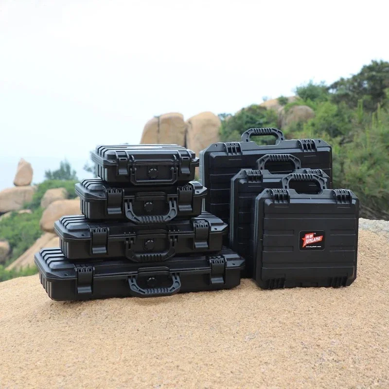 Heavy-Dut/y Portable Safety Case - Waterproof Shockproof Storage Box for Instruments Anti-Scratch Foam Lined Durable, Secure Loc